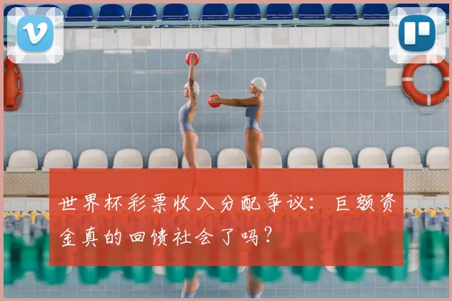 世界杯彩票收入分配争议：巨额资金真的回馈社会了吗？